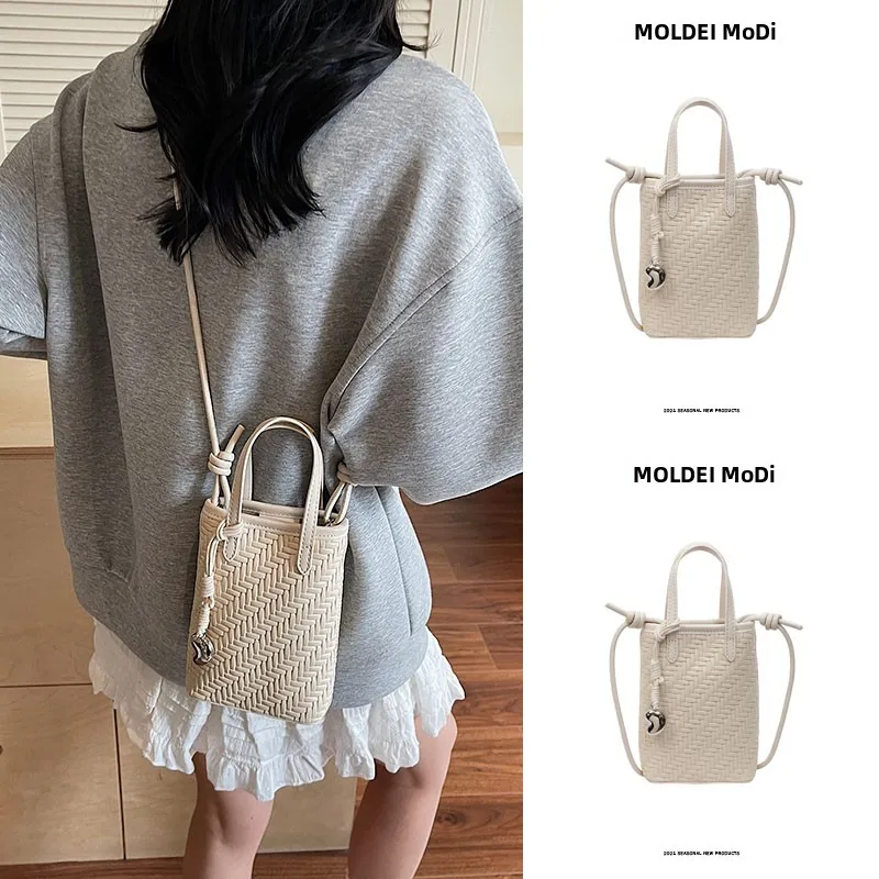 

Осень-зима, белый тканый узор, клатч для мобильного телефона, маленький Fre Sle, молодежная магнитная синяя застежка, мягкая искусственная кожа