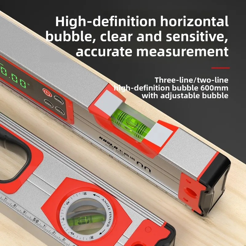 Digital Spirit Level High Precision Magnetic Electronic Inclinometer Multi-function Slope Measuring Ruler