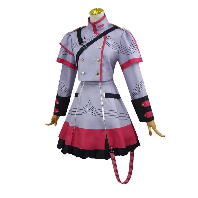 كاسان كوسبلاي أنيمي Vtuber زي المزج الخامس تيتو الباروكات الزي الرسمي ملابس حفلات الهالوين للنساء jk؛ 6 #4