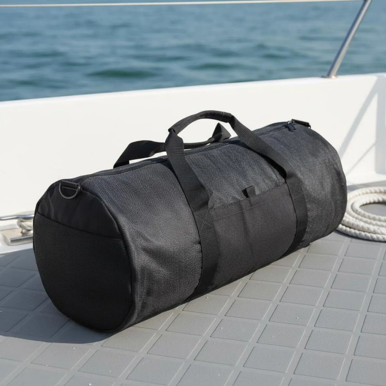 Heavy Duty Diving Storage Mesh Bag with 77L Capacity for Scuba BCD Fins Wetsuit Gear Carrier