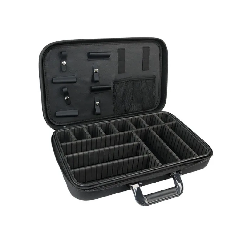 حقيبة إكسسوارات الحلاق لمستلزمات قص الشعر للرجال، صندوق تشذيب الشعر المحمول، حامل تخزين المقص، منظم لقص الشعر #5