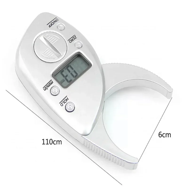 New Digital Body Fat Caliper Monitors Electronic LCD Digital Body Fat Analyzer Pack Skin Muscle Tester Thickness Caliper