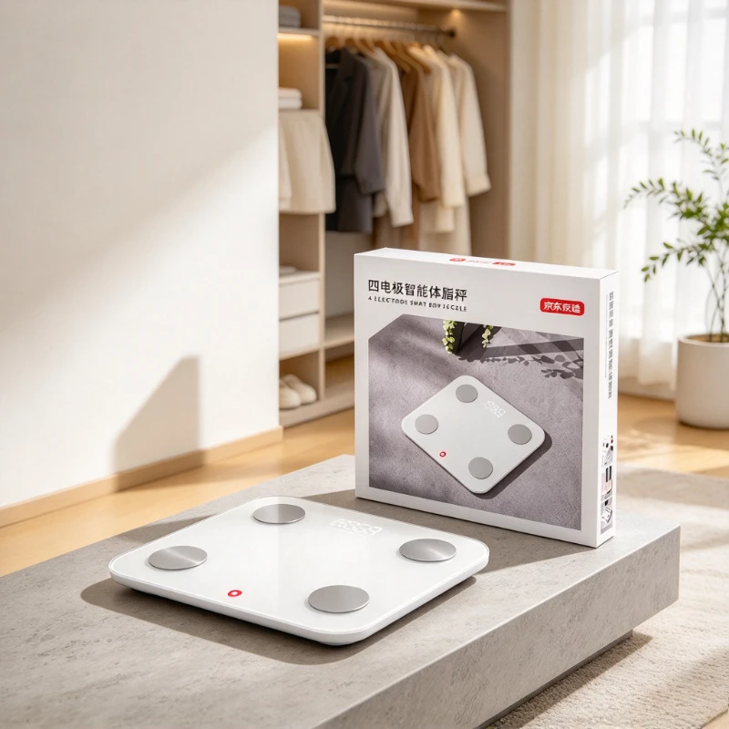 Smart Body Fat Scale Rechargeable, Digital Weight Scale for Home Dorm, Accurate BMI Health Monitor, Fitness Shaping, USB