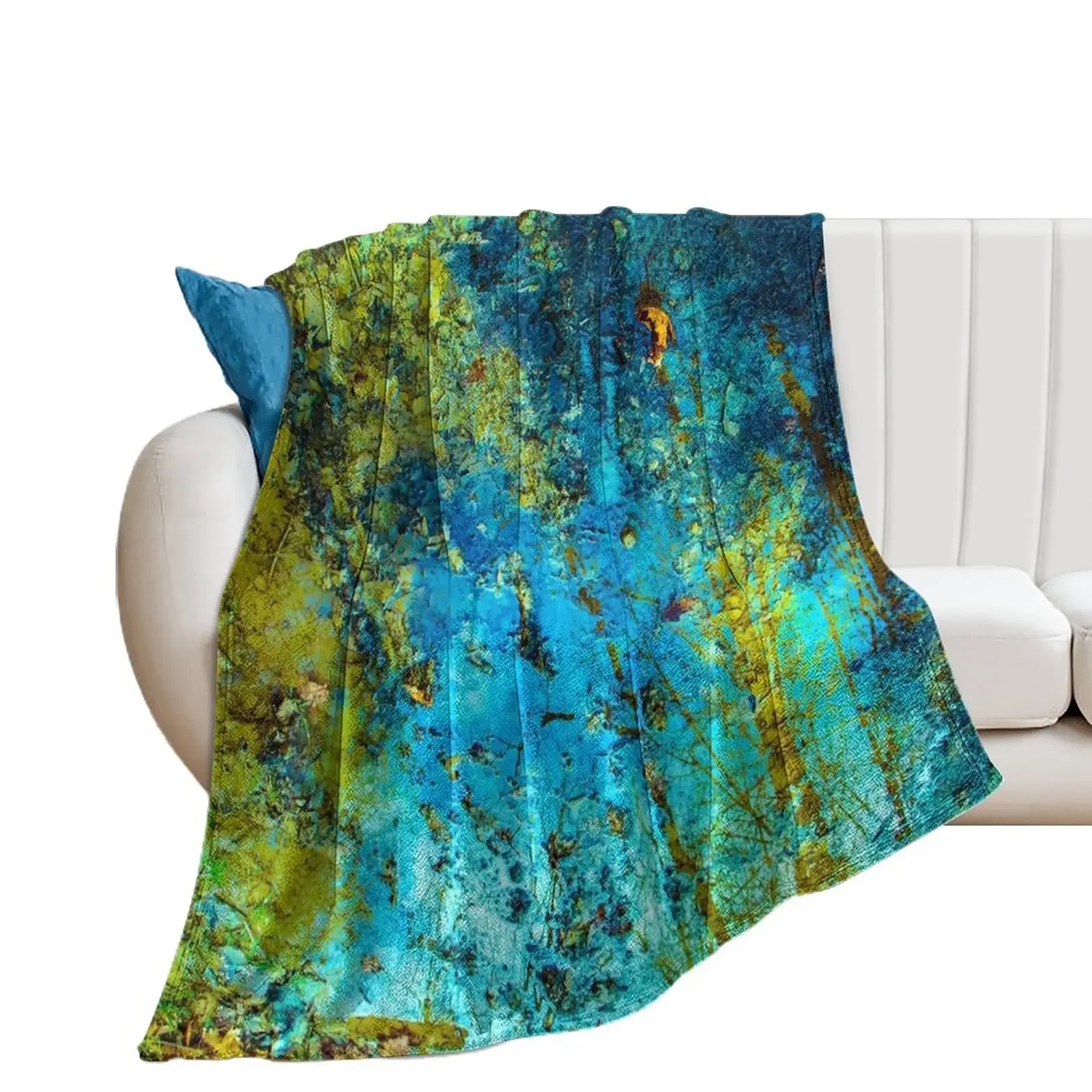 

Planet in Puddles Throw Blanket halloween Decorative Sofas Decorative Sofa Designers Blankets