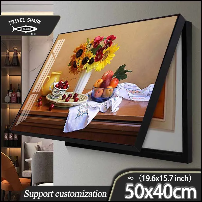 

Travel Shark Fashion Decorative Painting Electric Box Home CHILD Room Wall Art Decor Of Picture Frame With Print Poster 50x40CM