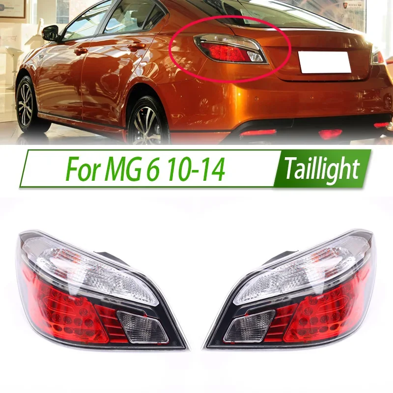 

For MG 6 10-14 Car Taillight Assembly OEM Style Rear Lamp with Turn Signal Reverse Light Direct Fit Replacement