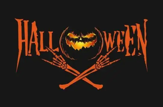 2X3FT Flag OF Helloween custom ROCK Horns up Hobby Business History Banner 90x150cm