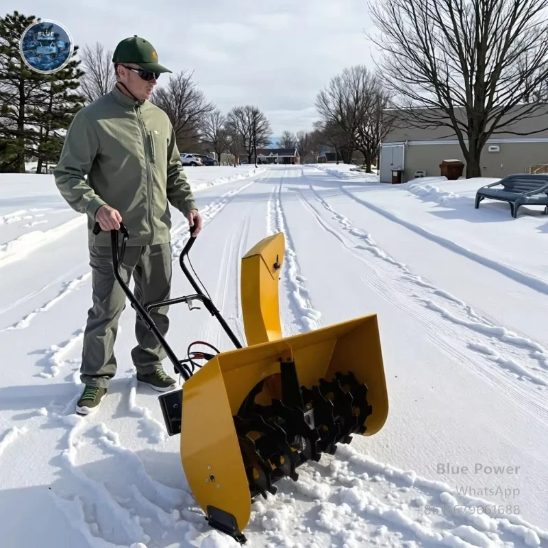Hydraulic Snow Plow Attachment for Skid Steer Loaders for Winter Snow Professional Industrial Use