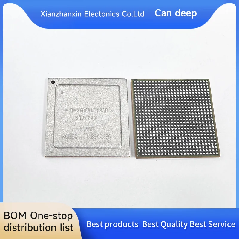 

1pcs/lot MCIMX6D6AVT08AD MCIMX6D6AVT08 BGA624 Automotive power amplifier computer microprocessor chips in stock