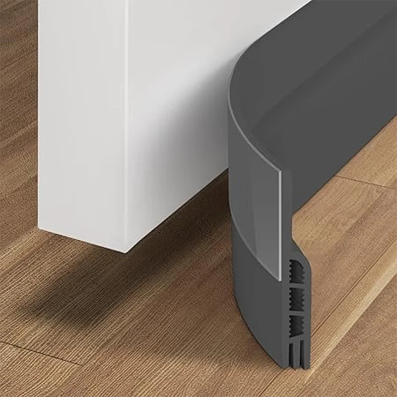 Tope de tiro de puerta debajo de la puerta, bloqueador de tiro, aislador, barrido de puerta, burlete, tapón de ruido, adhesivo fuerte