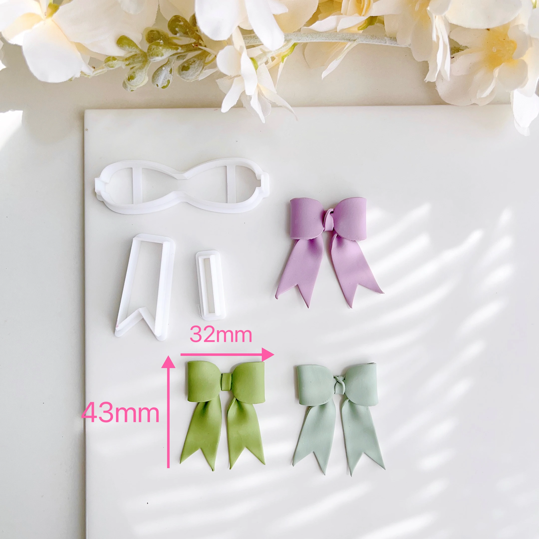 Different Type Shape Bows Polymer Clay Cutters With High-Precision For Small Earrings Jewelry Decoration Making claycutters