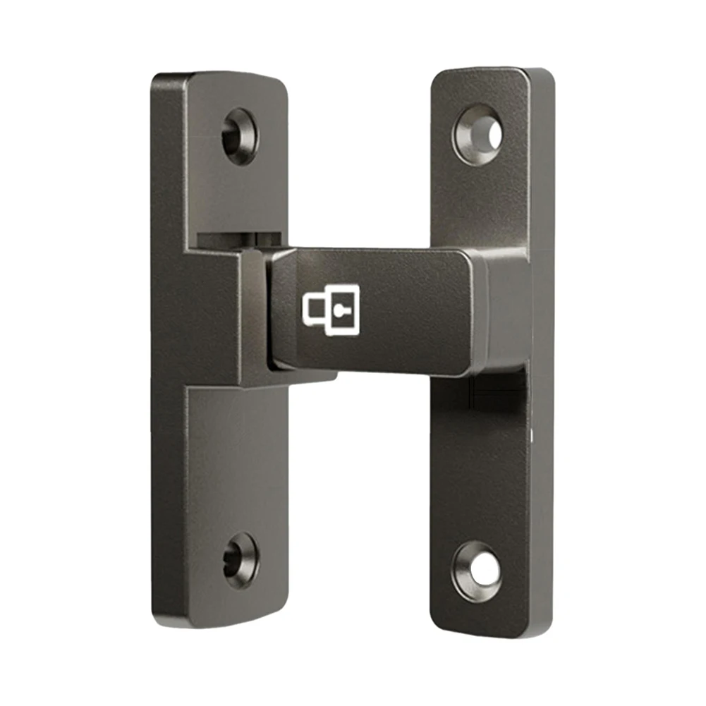 Easy Installation Luminous Door Latch  Suitable for Swing Doors  Sturdy Construction  Enhance Security  Black Finish