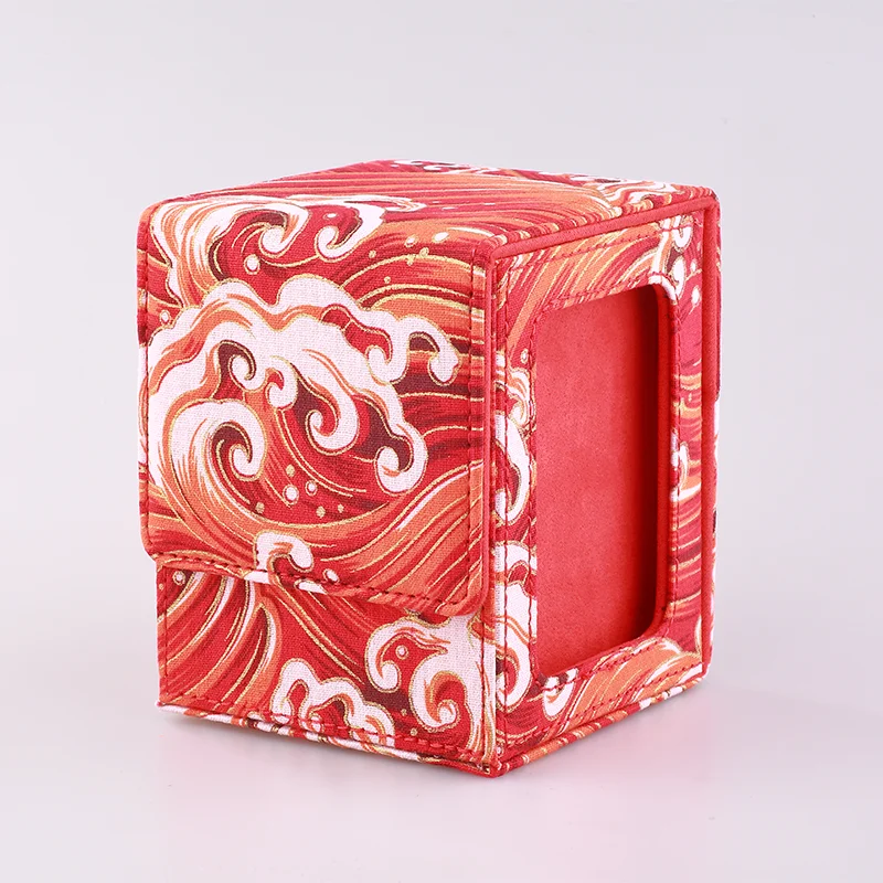 120+ Sammelkarten-Deckbox mit Sichtfenster, MTG, TCG, TCG, Brettspiele, Sammelkartenhüllen, YGO, magnetische Organizer-Hülle, Geschenk