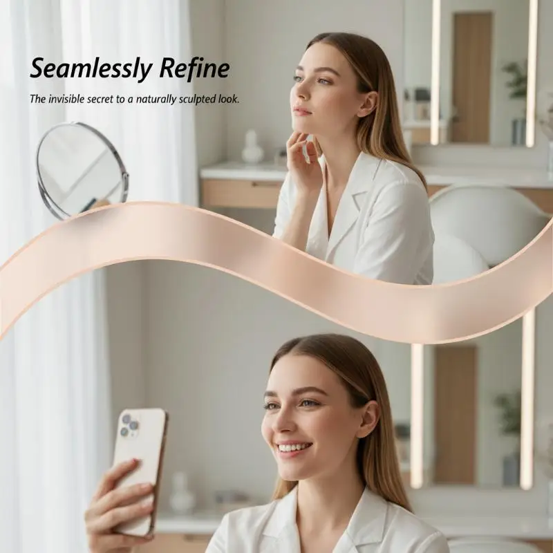 27/36/90PCS Forehead Nasolabial Fold Patch PE Material Forehead And Smile Patterns Transparent Invisible Nasolabial Fold Patch view 4
