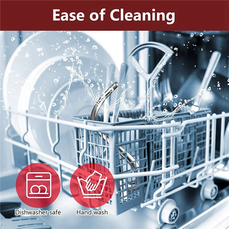 Крючок для теста ABVI-2X для подъема Kitchenaid 5QT и подставки 6QT, насадка для миксера для теста, можно мыть в посудомоечной машине