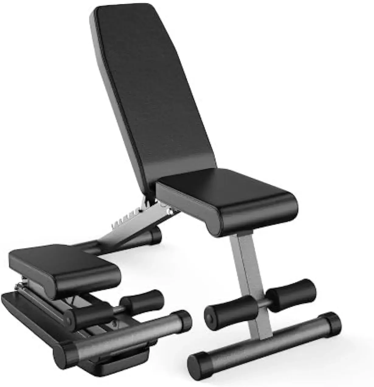 5-in-1 Weight Bench, Adjustable & Foldable for Bench Press, Strength Training and Full Body Workout. Perfect