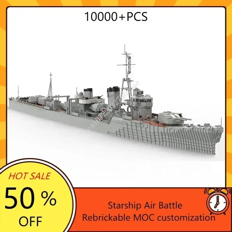 

Naval Military Aircraft Carrier Destroyer battleship Military warship Series Model Custom Puzzles birthday toys Christmas gift
