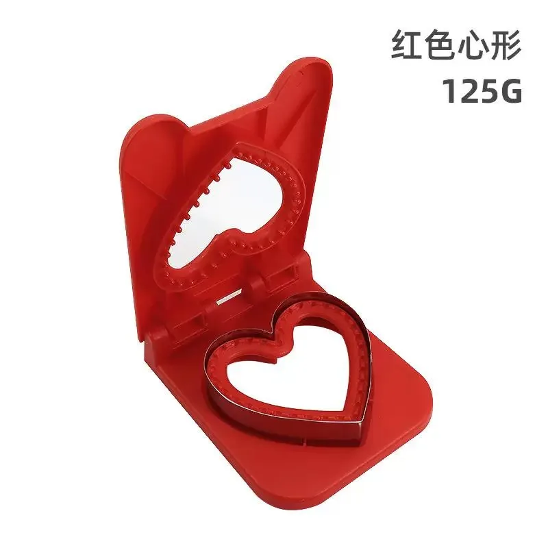 Love Sandwich Side Bag Bread Mould DIY Home Baking Tools ABS Plastic Sustainable Cutter Pastry Digital Shape Toast