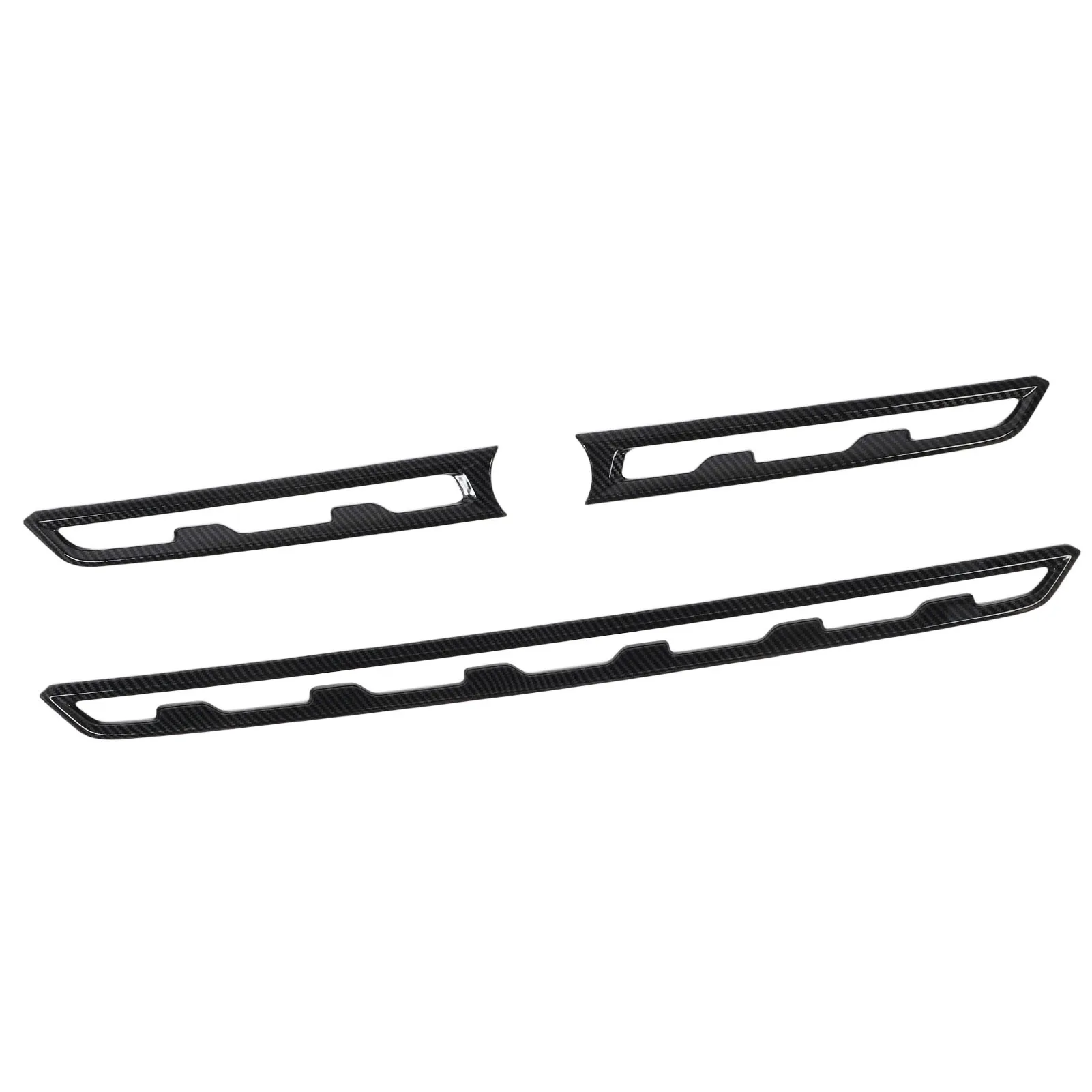 

3 шт., полоса передней решетки, углеродистая текстура, стильная решетка, молдинговая накладка, замена для Subaru Outback 2020–2023