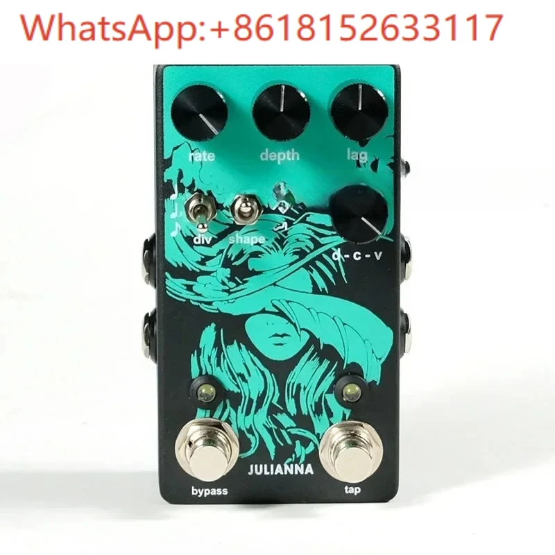 2023 nueva versión LY-ROCK estéreo Chorus efectos de guitarra Pedal Audio Deluxe Chorus efector 9V 100mA 1 ud.