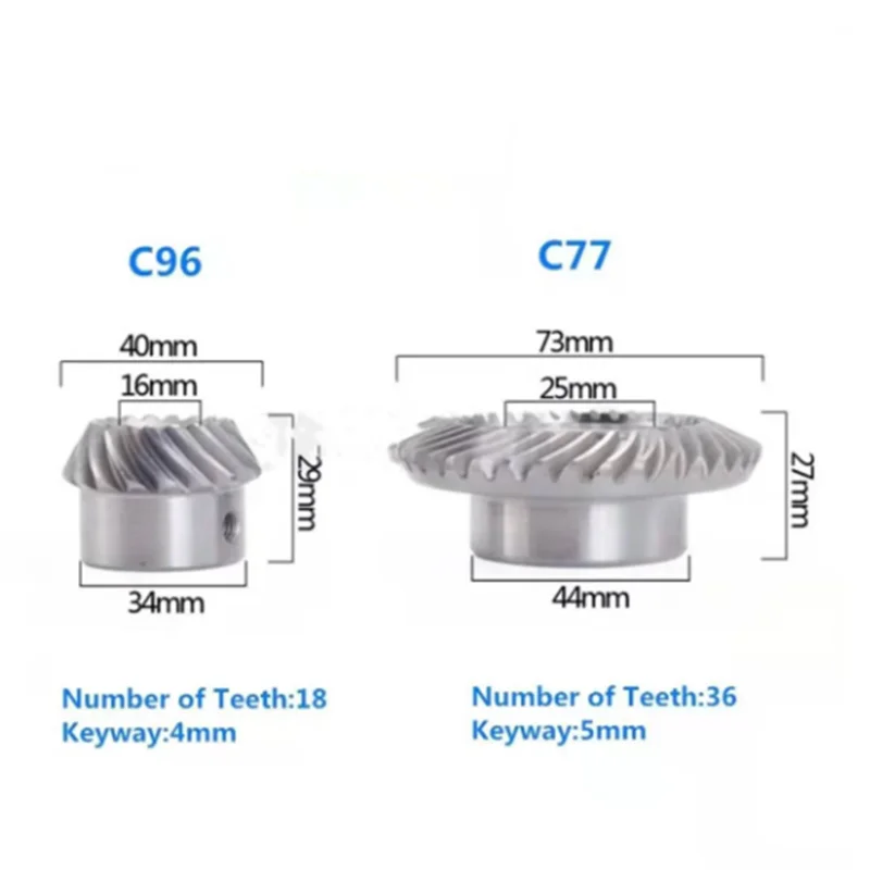 High Quality Milling Machine Lifting Gear Turret C77+C96 Spiral Lifting Gear Helical  Wholesale Machine Processing Accessorise