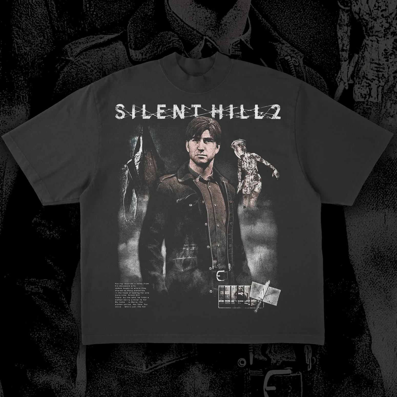 

Retro Style Classic Horror Theme Game Resident Evil Peripherals T-shirts From The 1990s Unisex Graphic Print Tee Men Women Tops