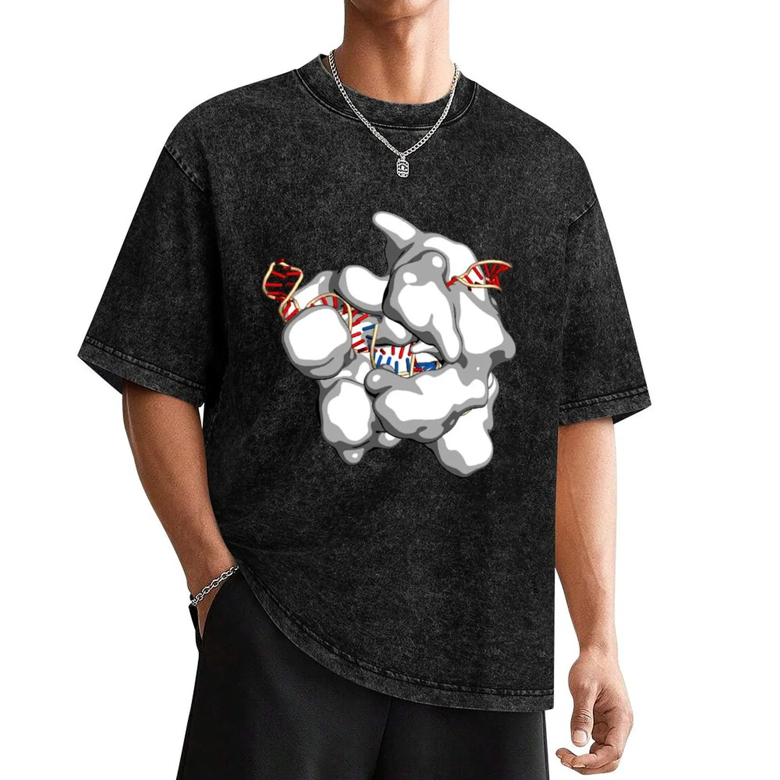 

CRISPR- CAS9 gene editing complex T-Shirt cheap stuff summer tops new edition baggy shirts clothes for men