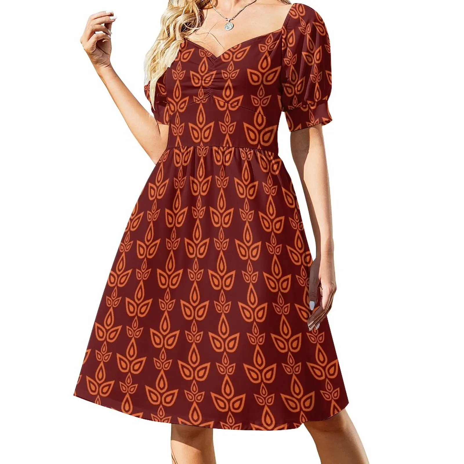 

Blacksburg - Tribal Leaf Dress Women's clothing Dresses