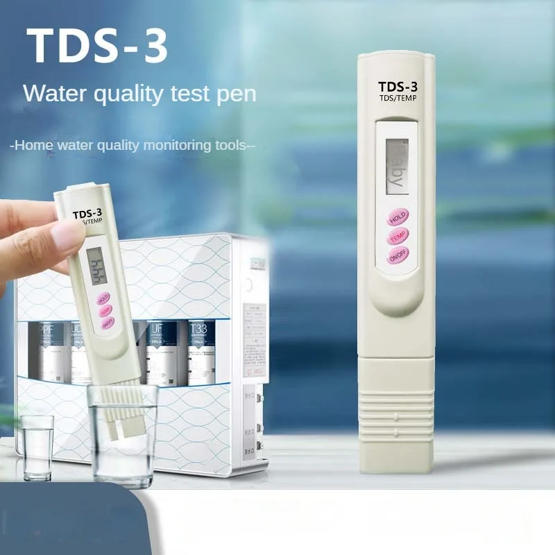 LCD PH TDS-3 Meter Tester Pen Digital Filter Pen Digital High Accurate Filter Measuring Water Quality Purity test tool