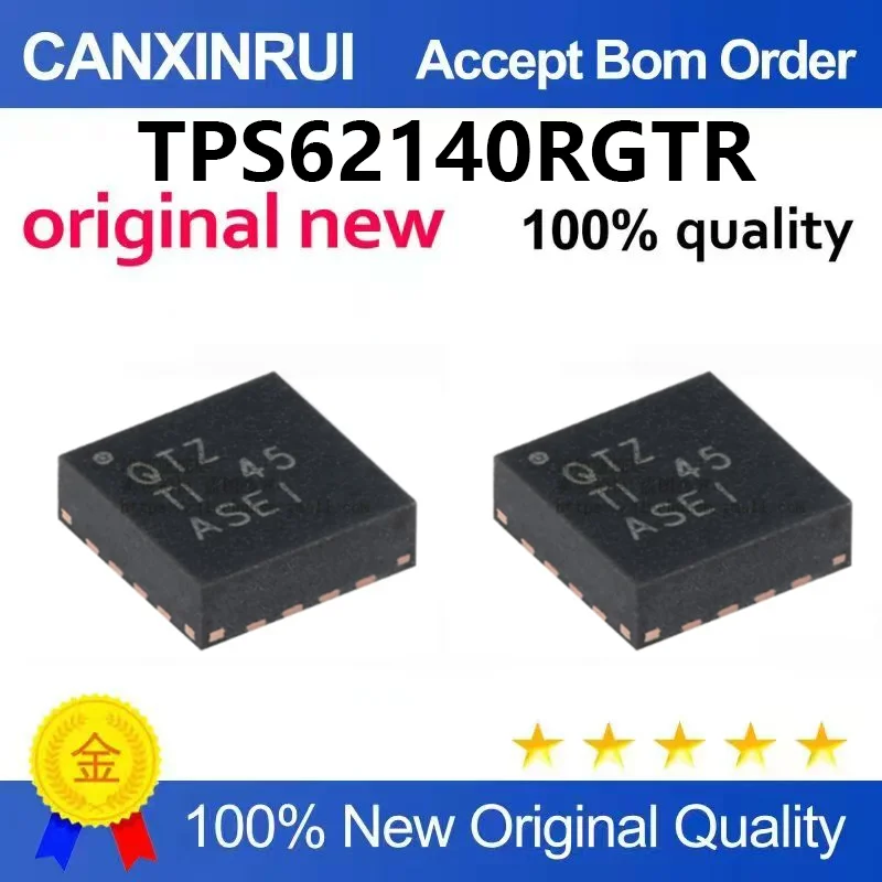 （5pcs-100pcs）Original genuine TPS62140RGTR TPS62140 silk screen QTZ QFN16 switch regulator chip