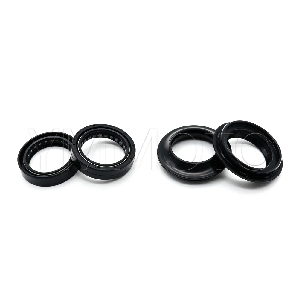 For Kawasaki ZX-6R ZX636 Ninja 250R EX250F 300 EX300 500 EX500 GPZ500 ER5 Vulcan 500 EN500 Oil Seal & Dust Cover Front Fork