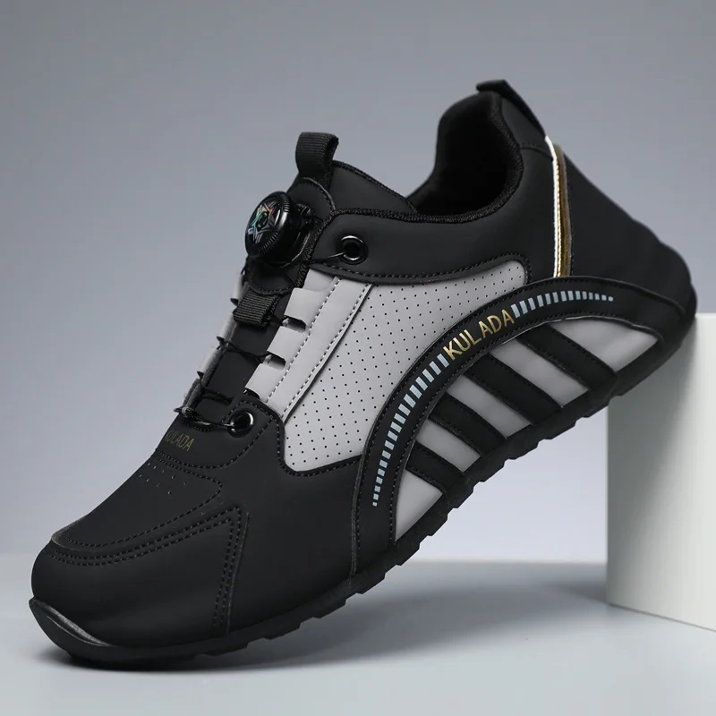 2024 Nieuwe Draaiknop High-End Hardloopschoenen Voor Heren Veelzijdige Sport Ademende Papa Shoes Mode Trendy Casual Schoenen