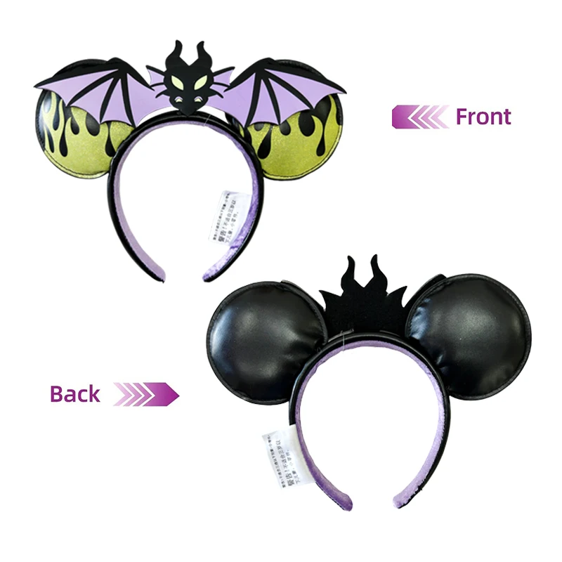 2025 Disney Mickey Mouse Ear Headband Princess Seris Holiday Party Headwear EARS COSTUME Cosplay Plush Adult/Kids Christmas Gift