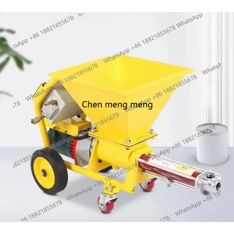 Full-automatic Small Cement Indoor and Outdoor Putty Gypsum Mortar Spraying Machine