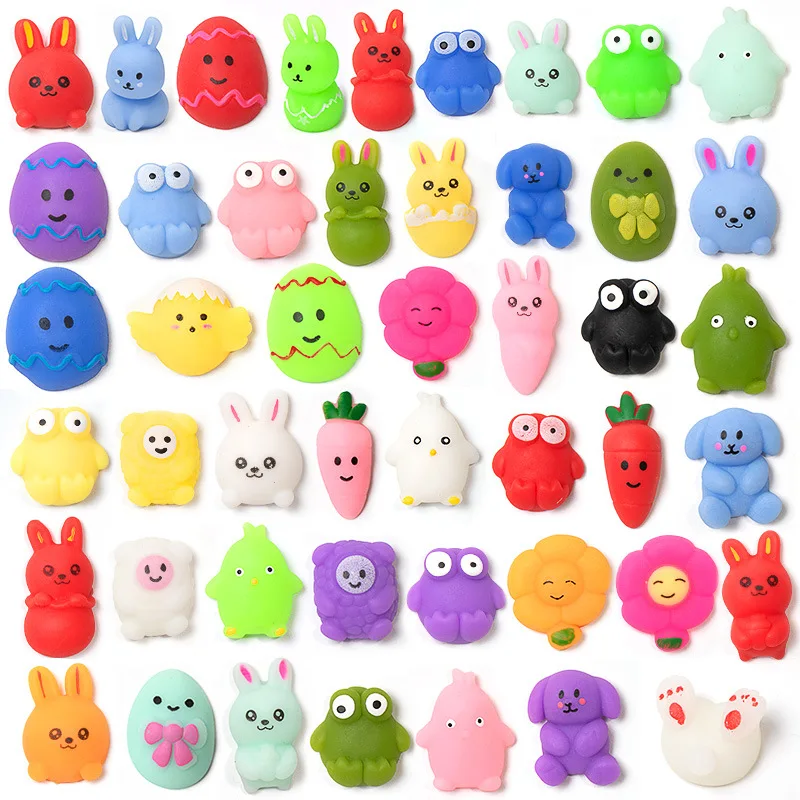 30 stücke Mochi Kawaii Squishy Spielzeug für Kinder Squeeze Party begünstigt Spielzeug Halloween Weihnachten Ostern Geburtstags geschenke