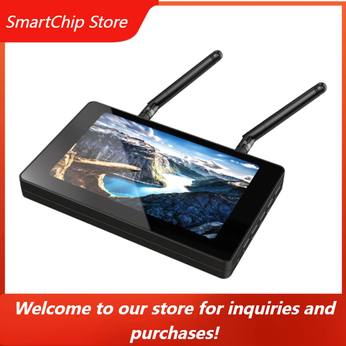 SmartChipEachine Moneagle 5 Inch FPV Monitor With Diversity Receiver For Drone Racing And Aerial Photography