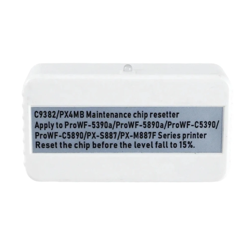 C9382 PX4MB Maintenance Box Chip Resetter For Epson WF C5890 C5390 C5310 C5810 PX S887 887F Inkjet Printer Reset Tool