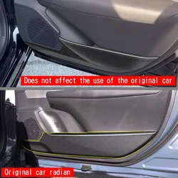 For Toyota Prius 60 Series 2023 2024 Interior Accessories ABS Car Inner Door Protector Cover Door Anti-kick Mat Trim stickers
