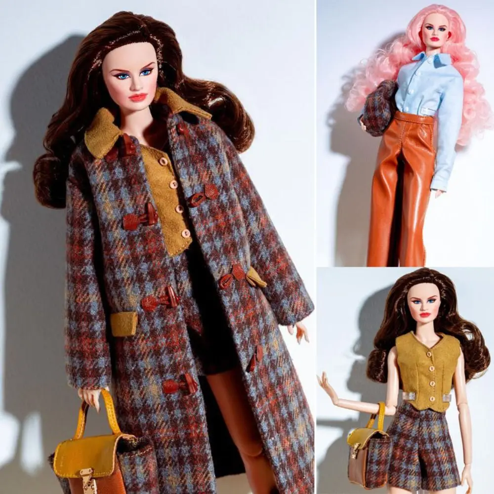 

European Style 32cm Supermodel Doll Clothes Suit Multistyles Fashion Overcoat Accessories Set DIY Toys Collector Gifts