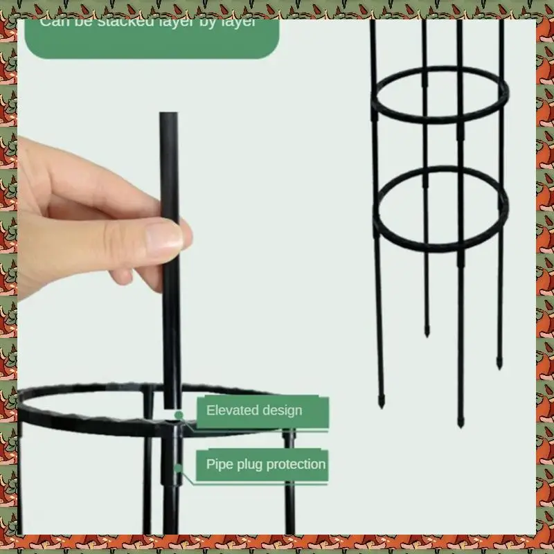 

ABLQ Climbing Plant Obelisk Trellis, Garden Trellis, Climbing Vine Plant Stand, Flower Stand, Plant Tower,2Pcs
