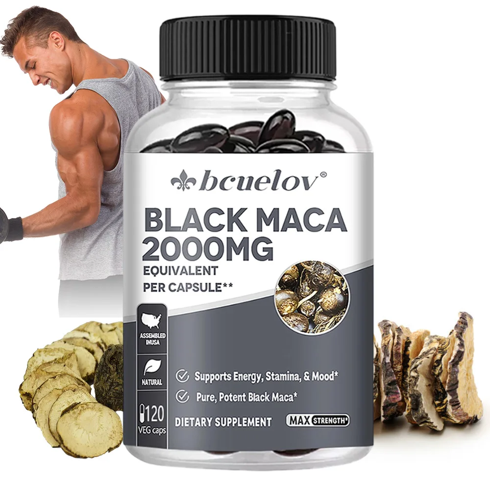 Black Maca Supplements Help Improve Endurance, Athletic Performance, Energy, Muscle Growth, and Workout Effectiveness