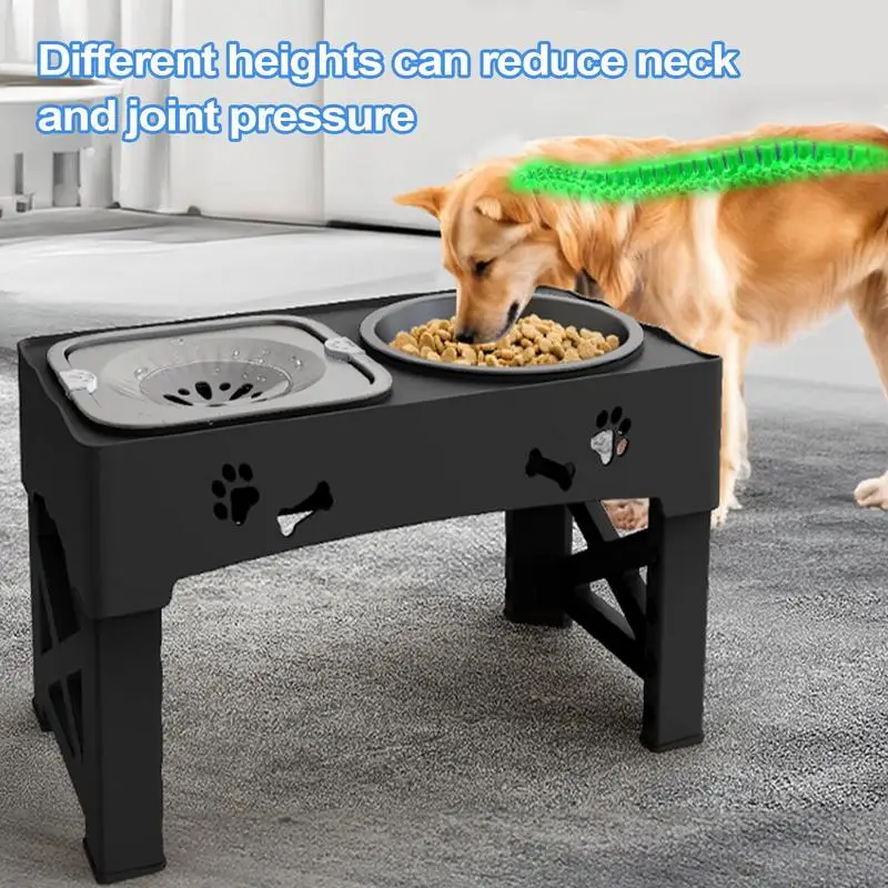 

Dog Bowls Elevated Anti Spill Raised Food Bowls Pet Waterer Feeding Supplies For Small Medium Animal Kittens Puppies