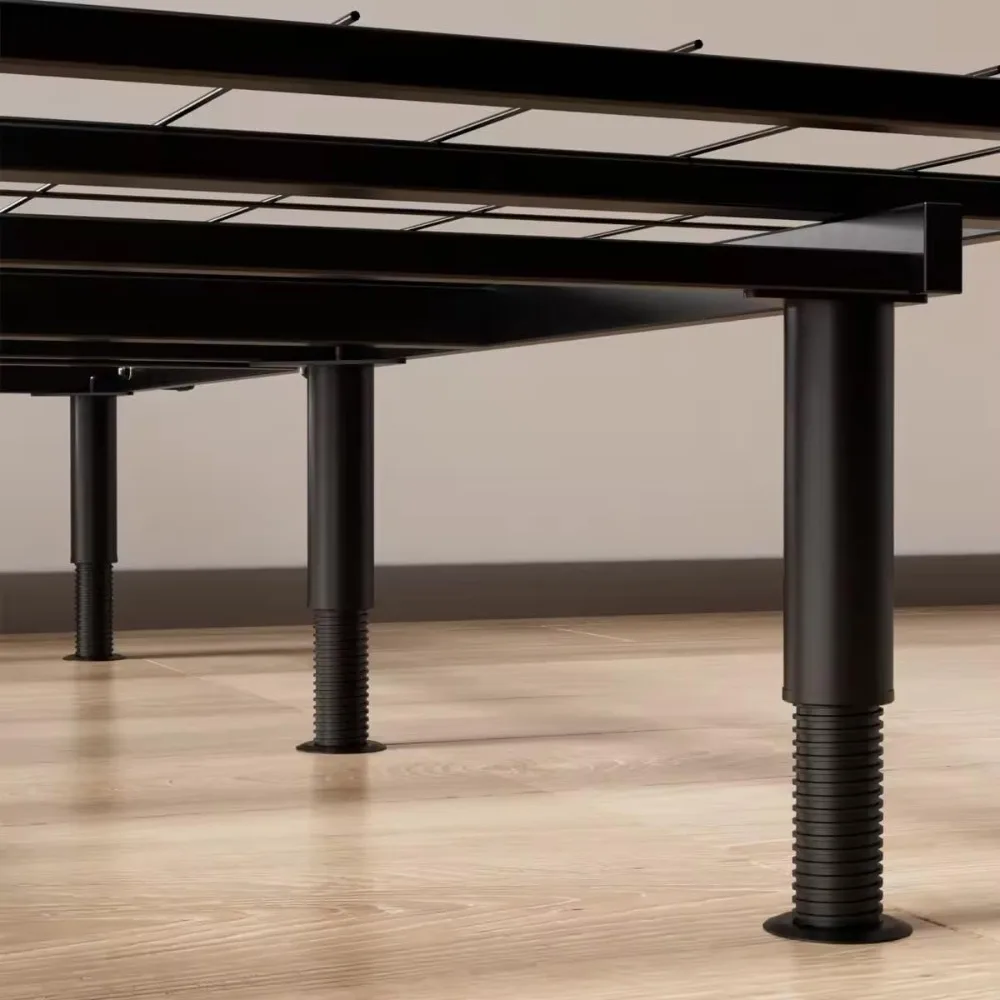 قطعتان من أرجل السرير المعدنية بطول قابل للتعديل (8-12 بوصة) M8/M10، أرجل دعم شديدة التحمل لإطارات السرير القابلة للتعديل، S #5