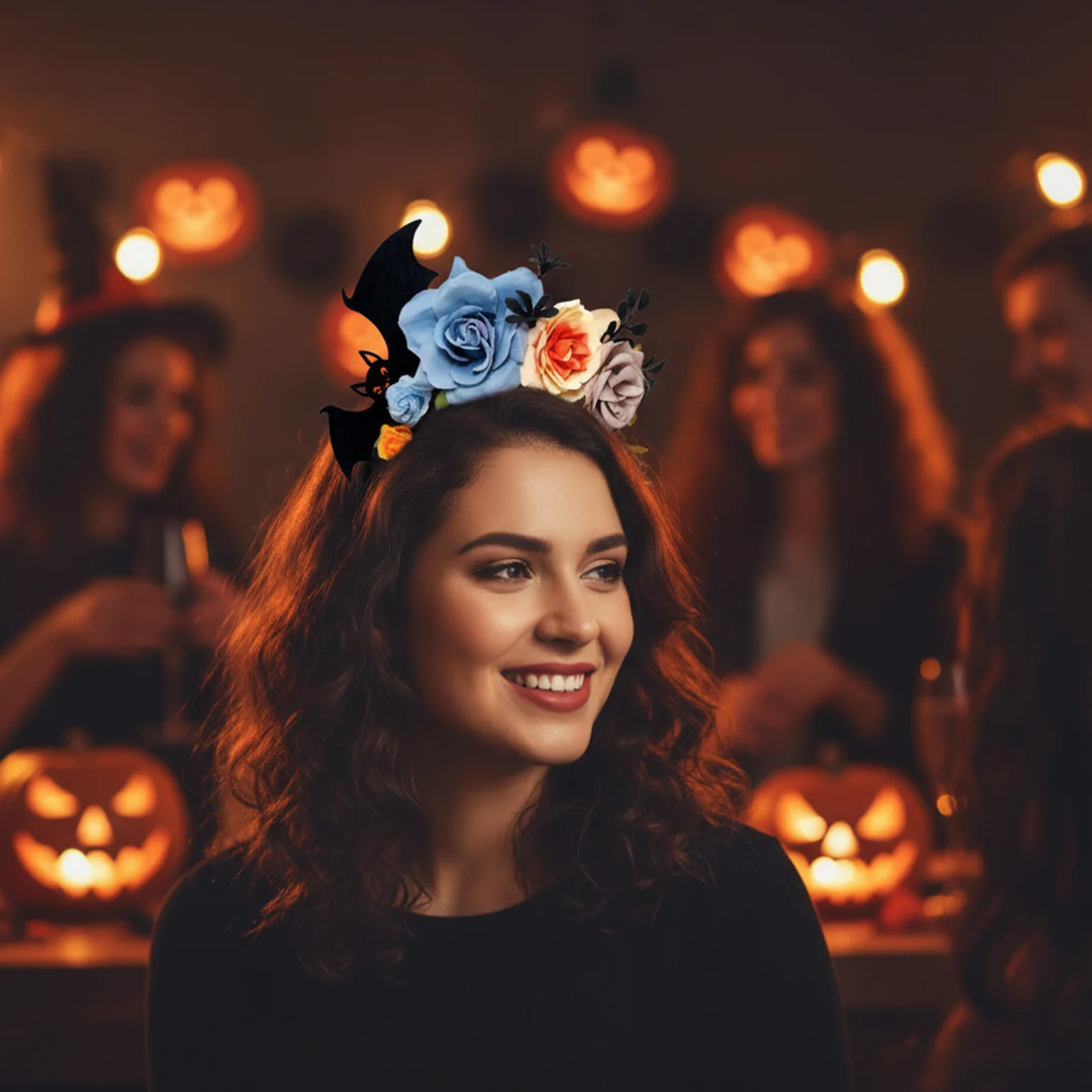 

Halloween Bat Headband Holiday Party Accessory with Comfortable Fit and Lightweight Design for Costume Events