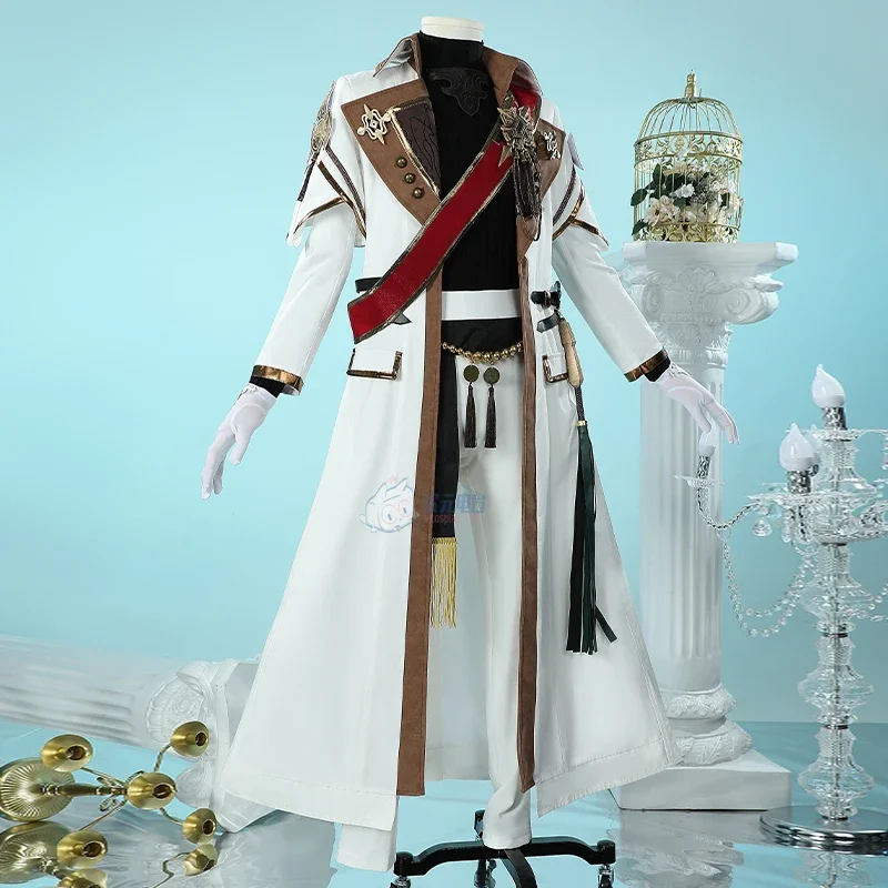 Disfraz de Cosplay de Field Commander para hombre, uniforme de Halloween, trajes de fiesta de carnaval, FF14