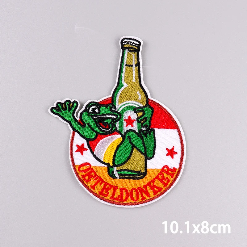 2026 Oeteldonk emblemen opstrijkbare patch Nederlandse carnaval badge voor festival geborduurde patch op kleding viering souvenir cadeau