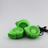 Mini Fan Blower Inflatable Dinosaur Balloon Air Pump for Inflatables Light Green Costume Child