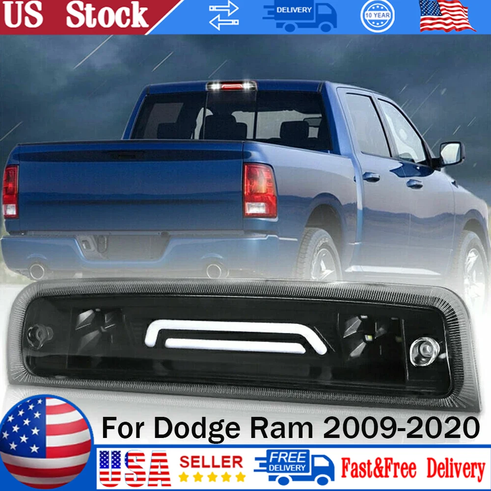 

1 шт. качественный автомобильный светодиодный стоп-сигнал, третий задний фонарь 55372082AC для Dodge Ram 2009-2020 1500 2500 3500 сигнальный фонарь