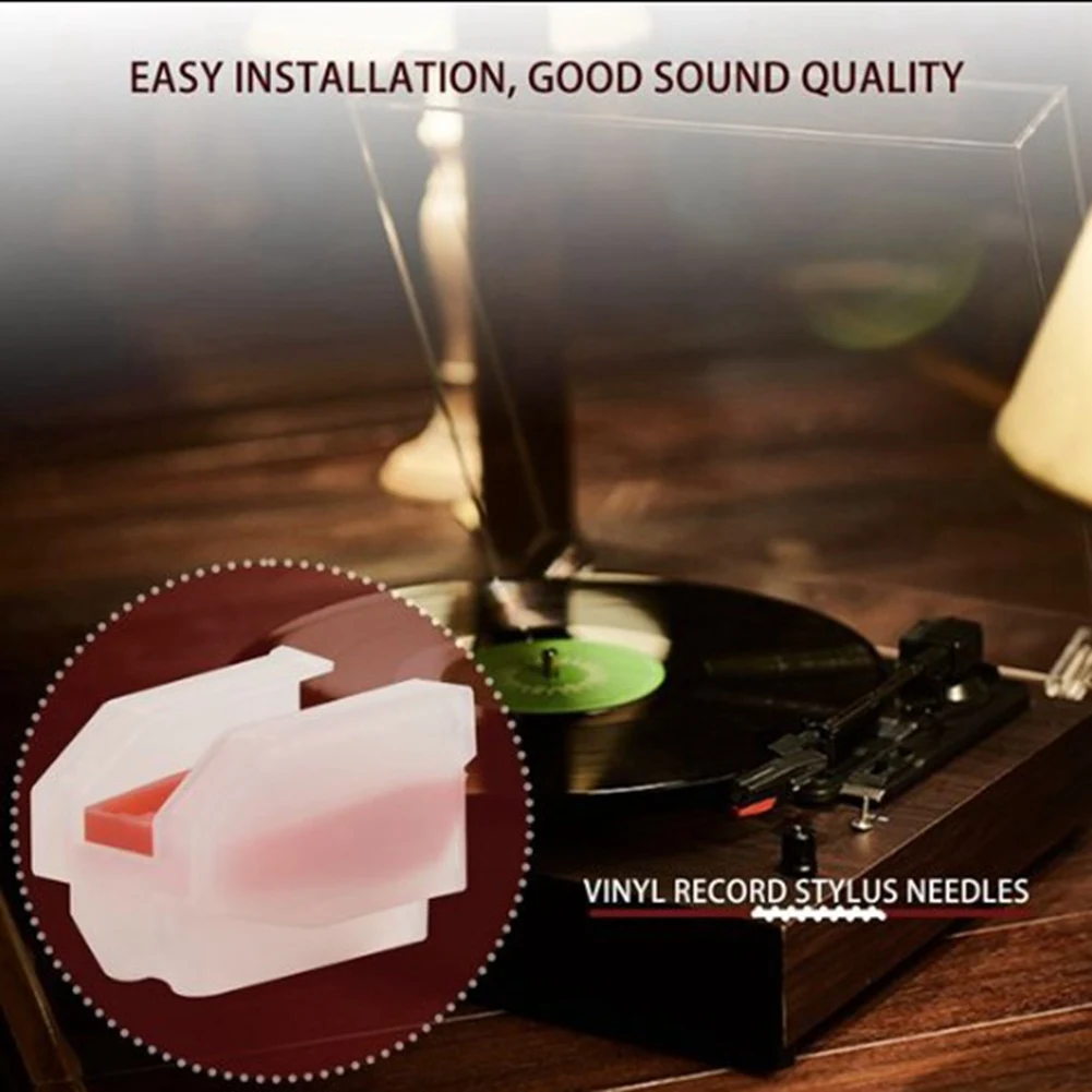 10 pezzi giradischi ago giradischi diamante sostituzione stilo aghi per giradischi in vinile