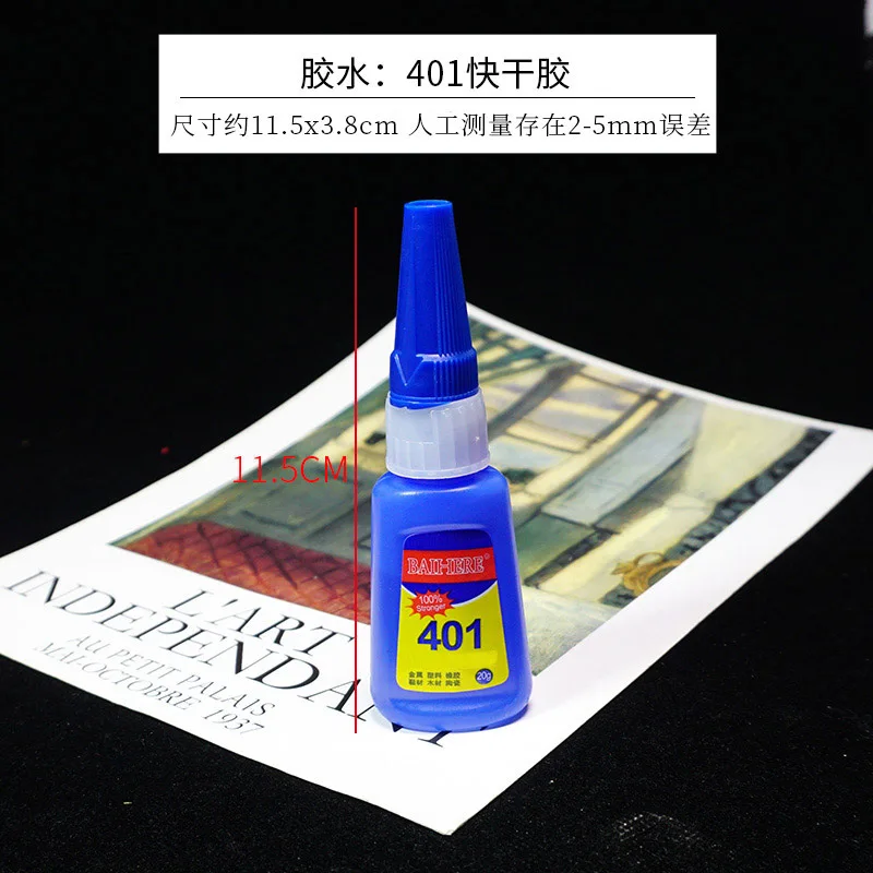 Best 401 Quick dry glue diy crystal drop glue mobile phone case doll adhesive decoration paper box adhesive glue